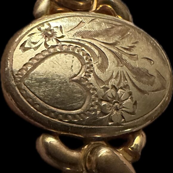 πHPπ NO MONOGRAM Vtg. Pitman & Keeler Amer. Queen Gold-Filled Exp. Bracelet - Picture 13 of 13